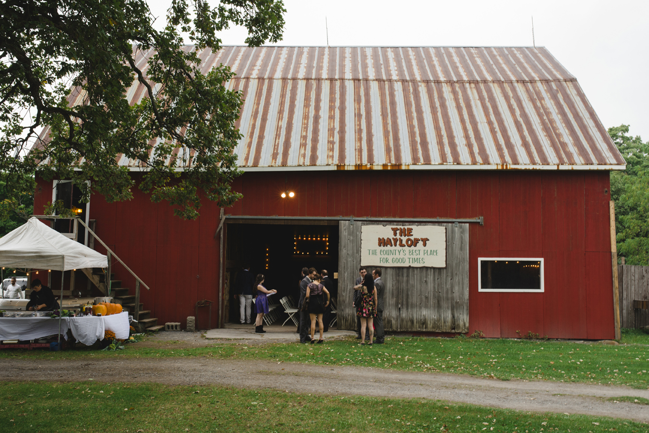 Hayloft Dancehall wedding