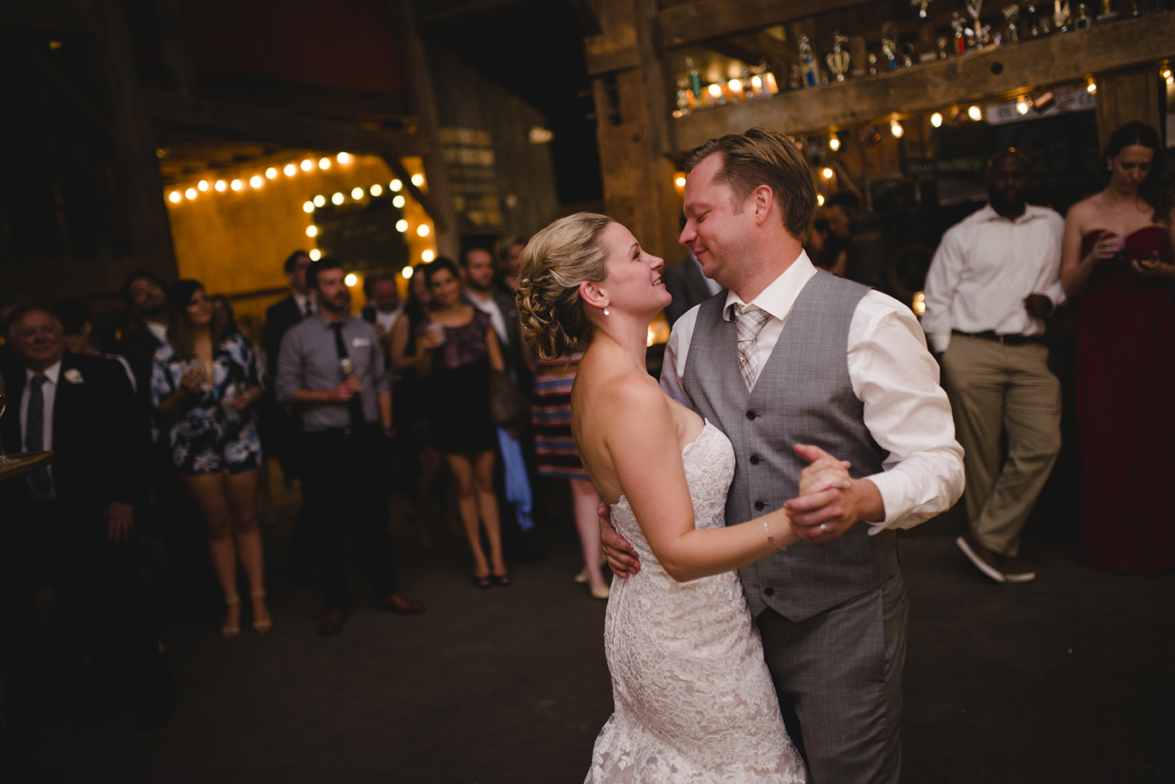 Hayloft Dancehall wedding