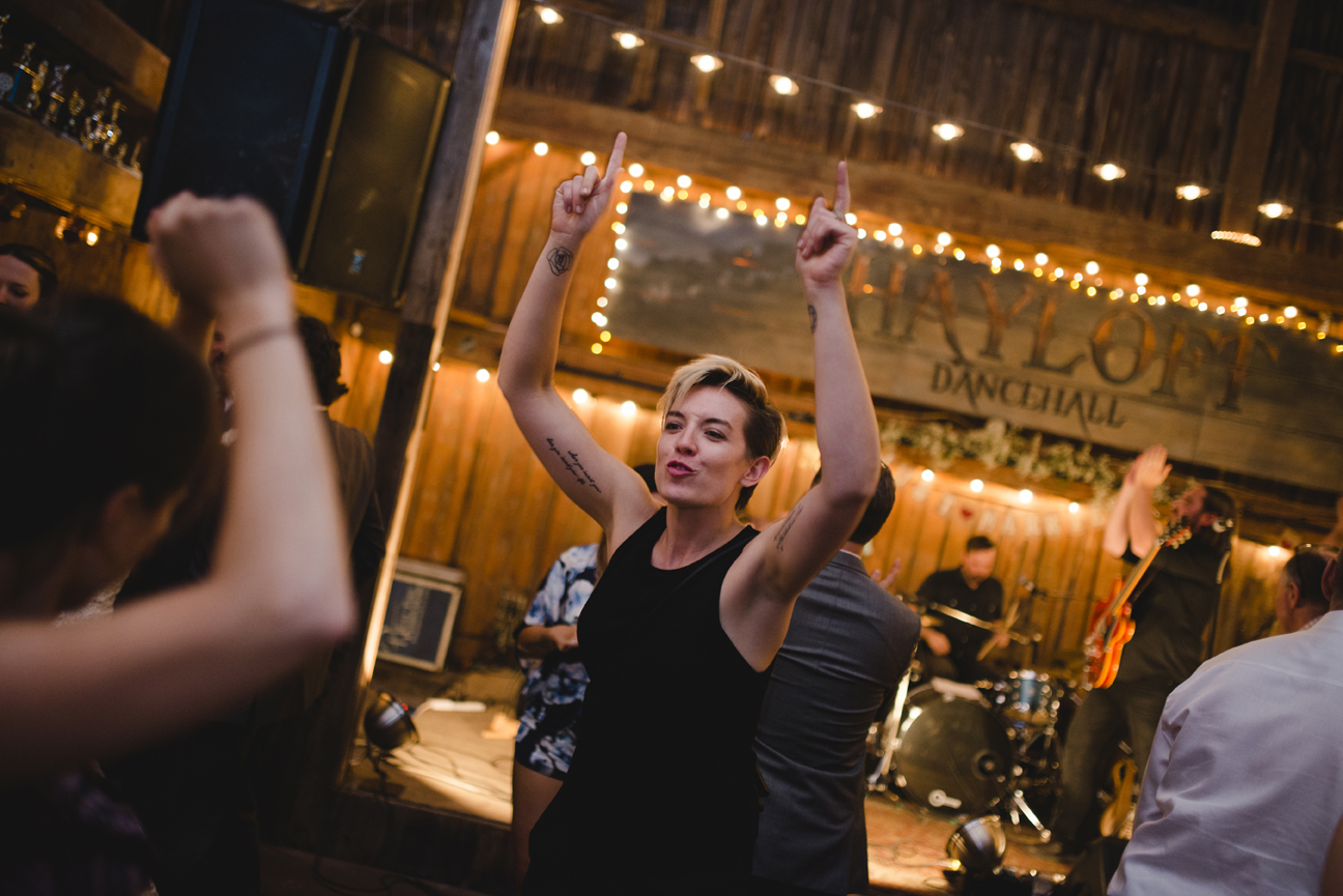 Hayloft Dancehall wedding