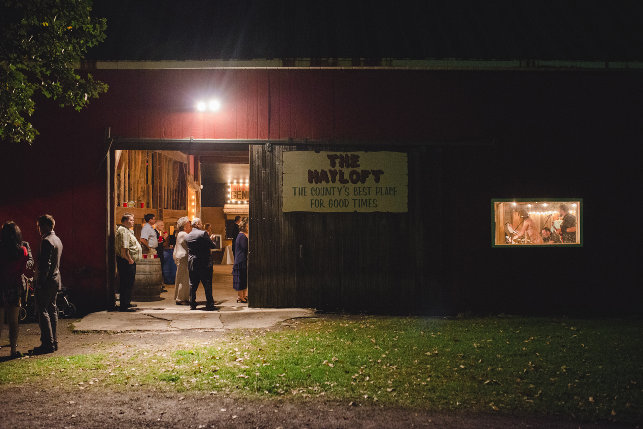 Hayloft Dancehall wedding