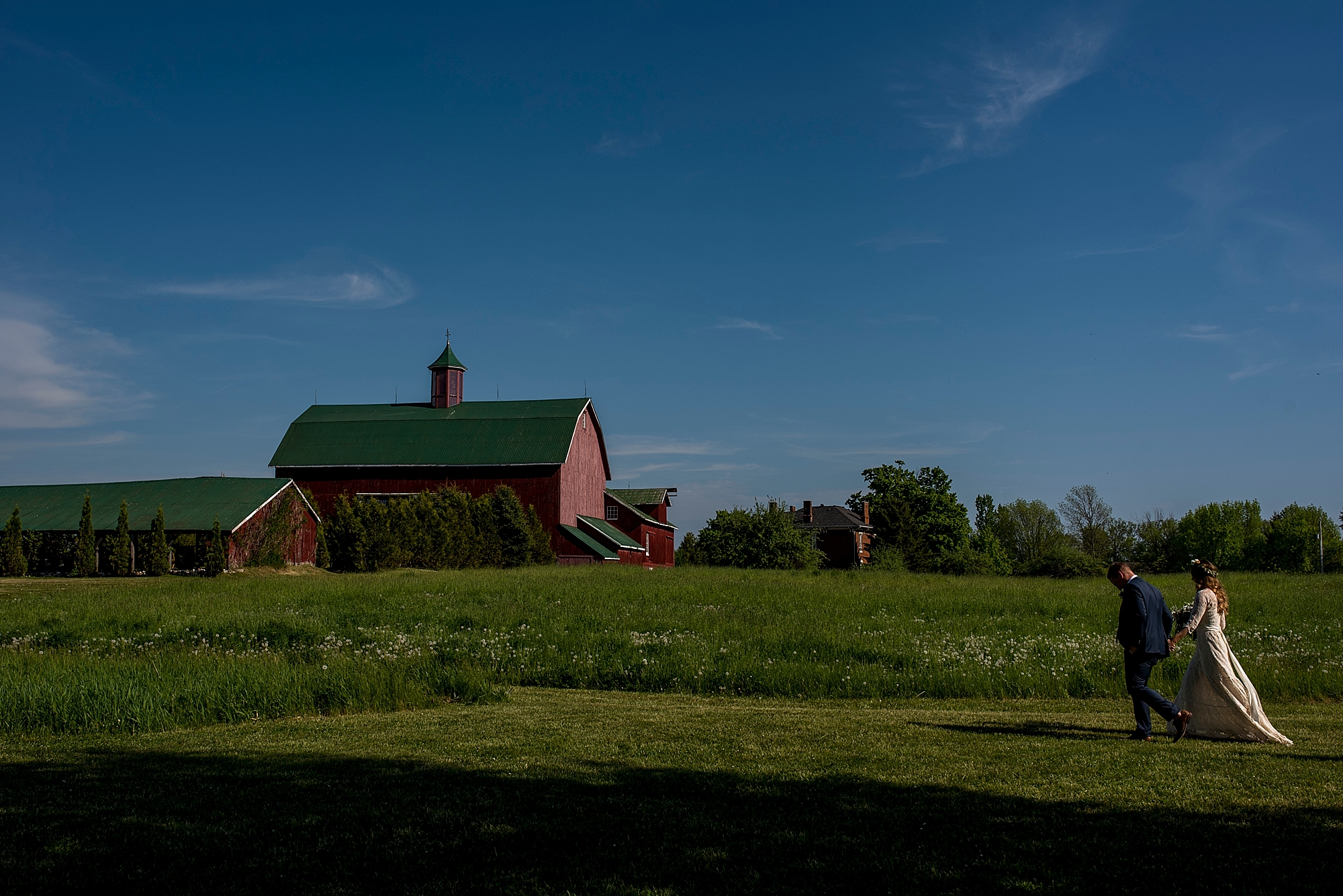 Fields on West Lake wedding