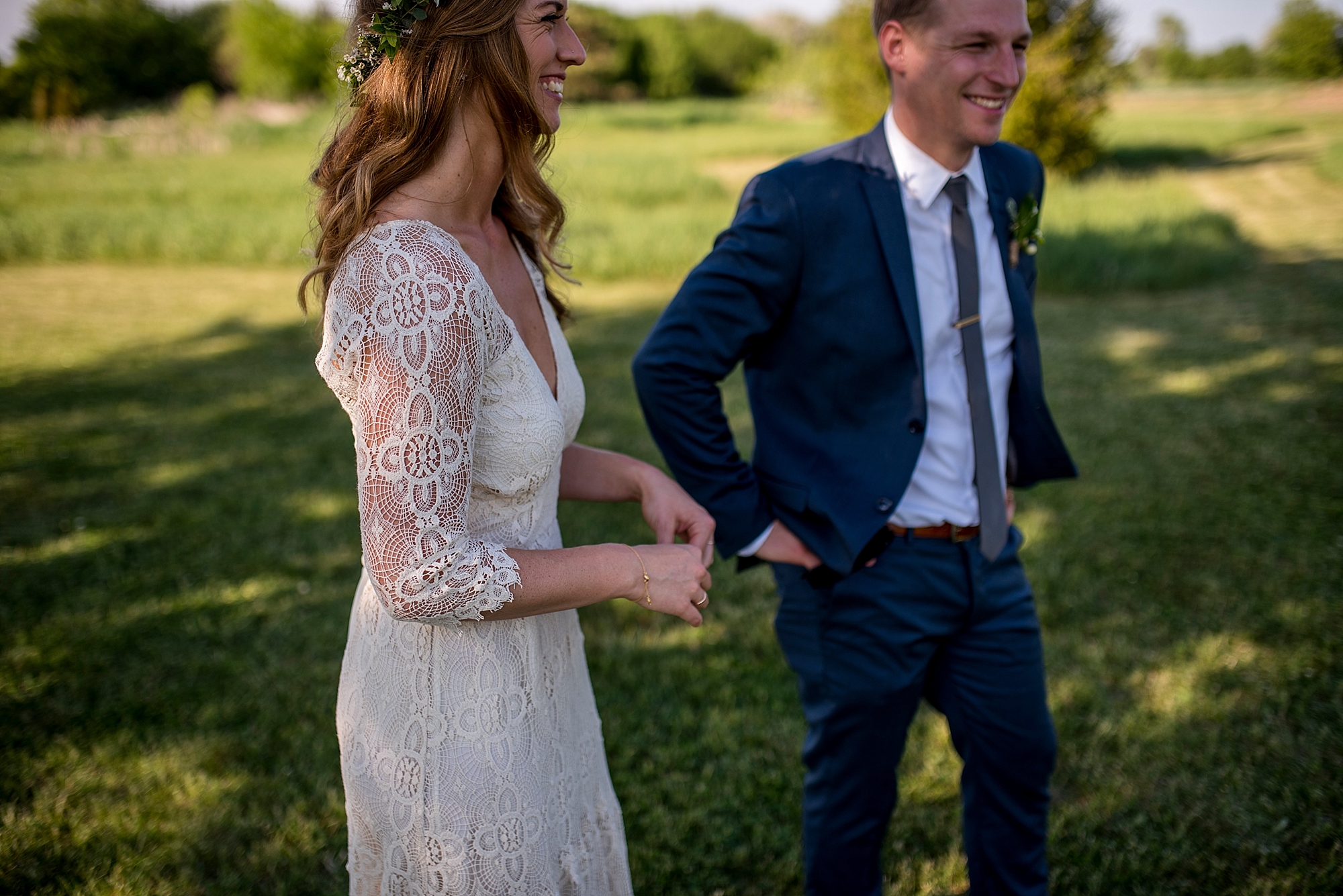 Fields on West Lake wedding