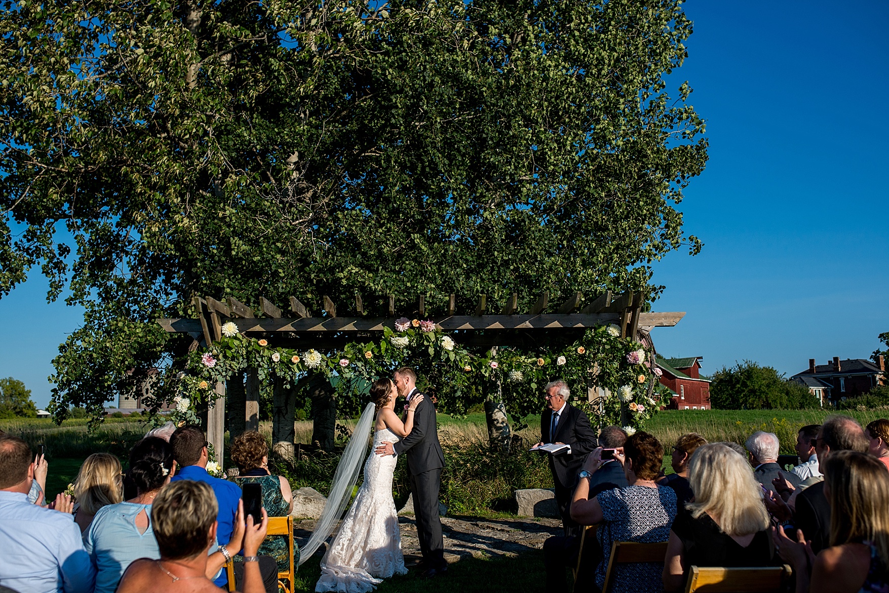 Fields on West Lake wedding