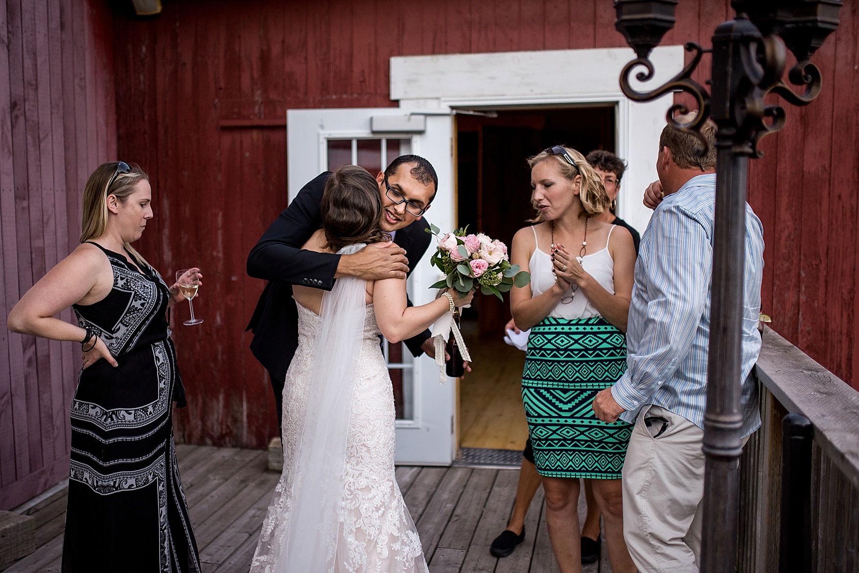 Fields on West Lake wedding