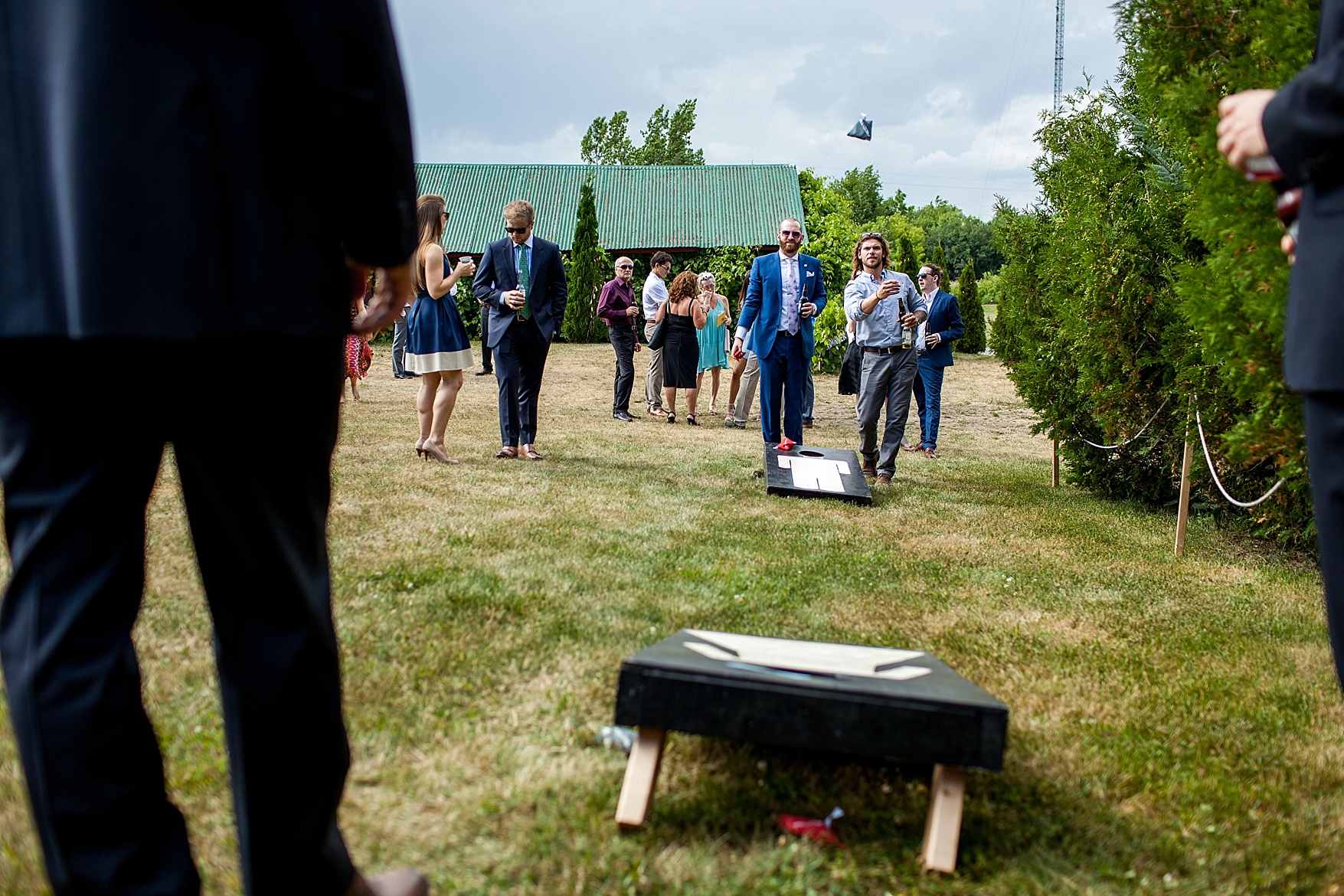 Fields on West Lake wedding