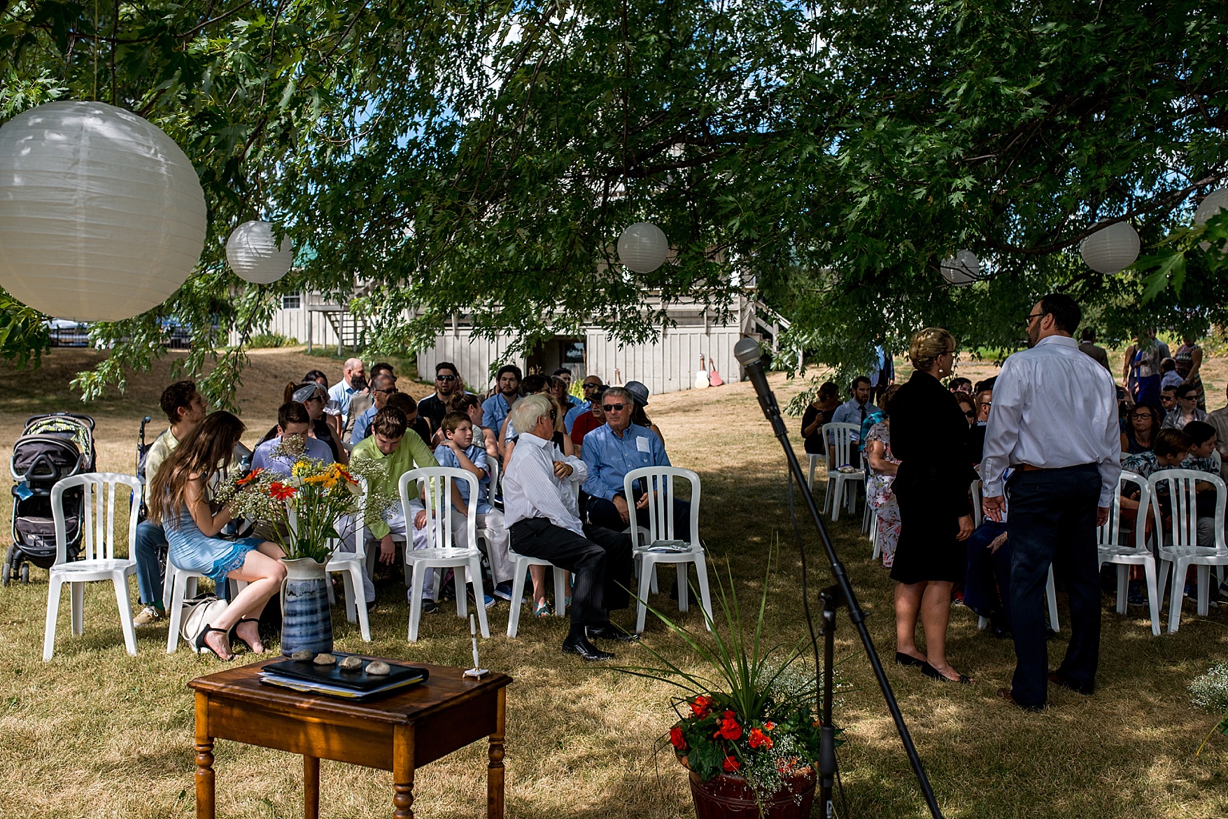 Lake on the Mountain wedding
