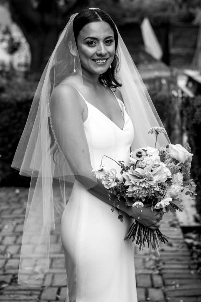 Bridal portrait at the Drake Devonshire, Prince Edward County