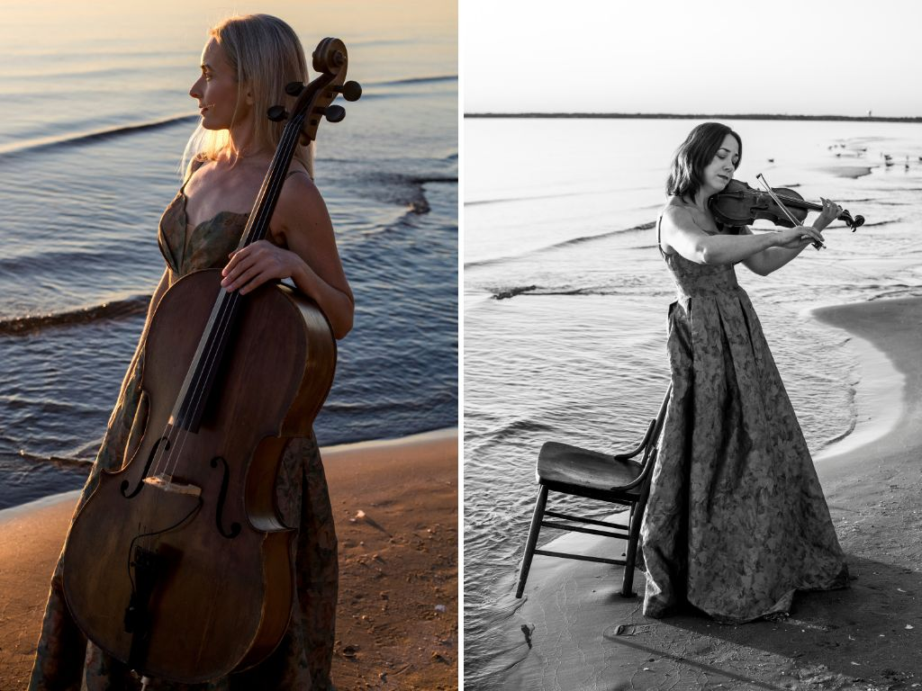 County Strings at Sandbanks: A Sunset Brand Photography Session