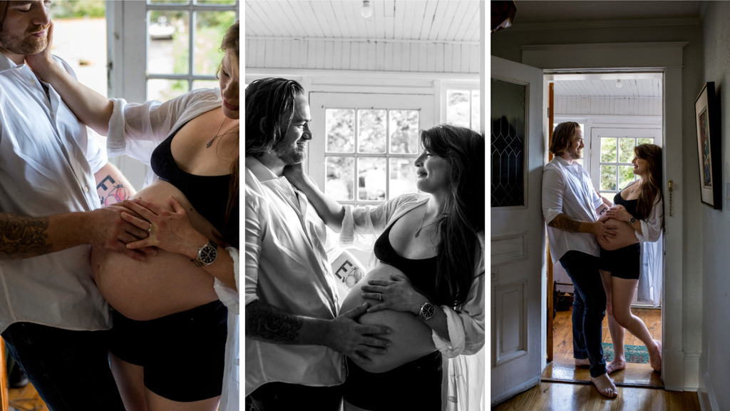 In-Home Maternity Session in Belleville